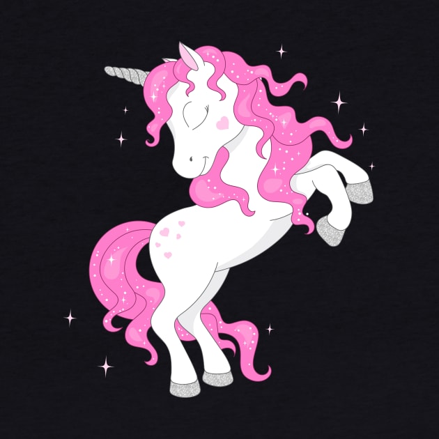 Pink Unicorn Cute by Imutobi